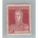 ARGENTINA 1932 GJ 619 ESTAMPILLA NUEVA CON GOMA RARA U$ 25